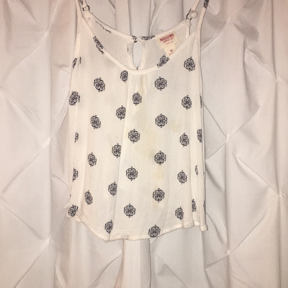 White tank top
